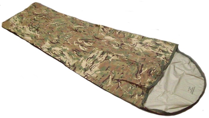 DPM Camouflage Sleeping Bag COVER BIVI BAG Goretex/Waterproof/British/Army Used1 